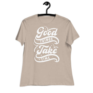 Women's Relaxed T-Shirt- Positive Quote print