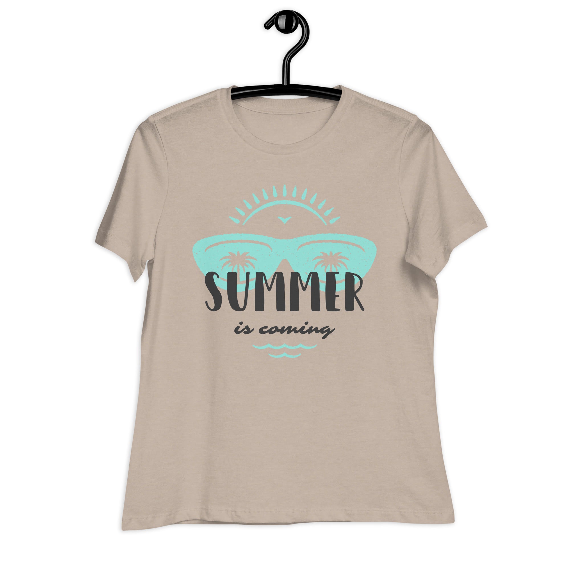 Women's Relaxed T-Shirt- Summer Season Print