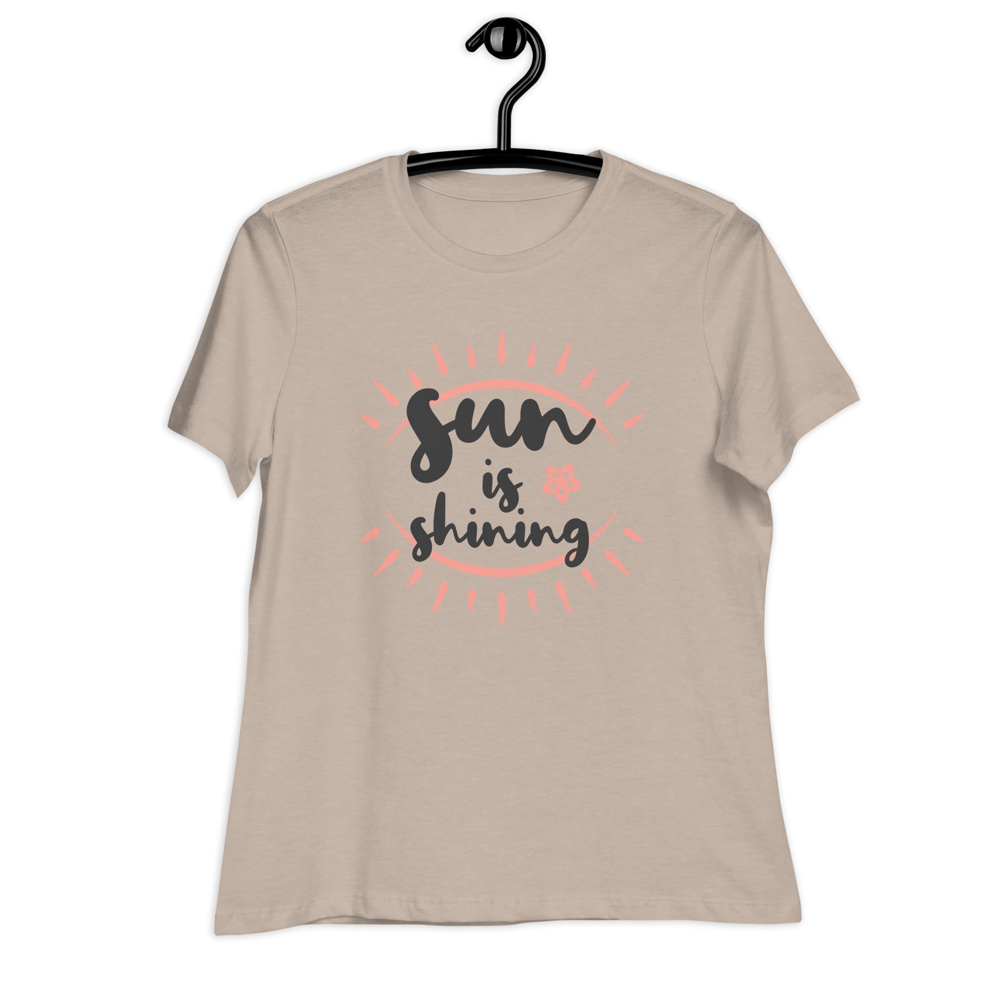 Women's Relaxed T-Shirt- Daily life Quote Print