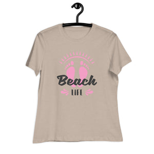 Women's Relaxed T-Shirt- Beach Side