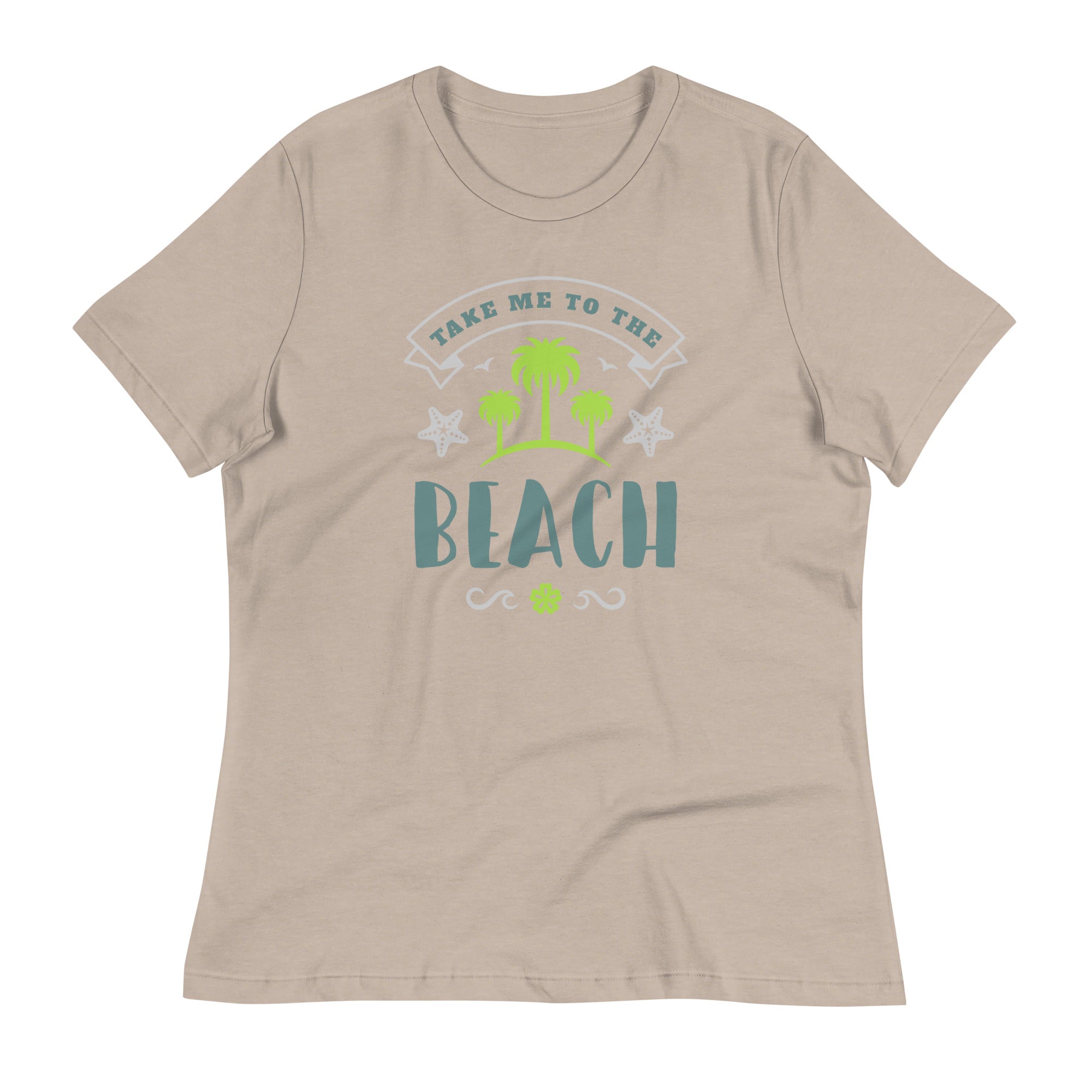 Women's Relaxed T-Shirt- Beach Side