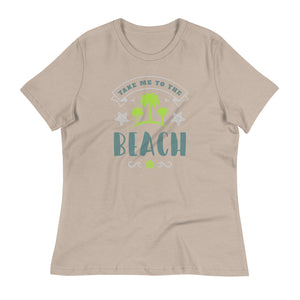 Women's Relaxed T-Shirt- Beach Side