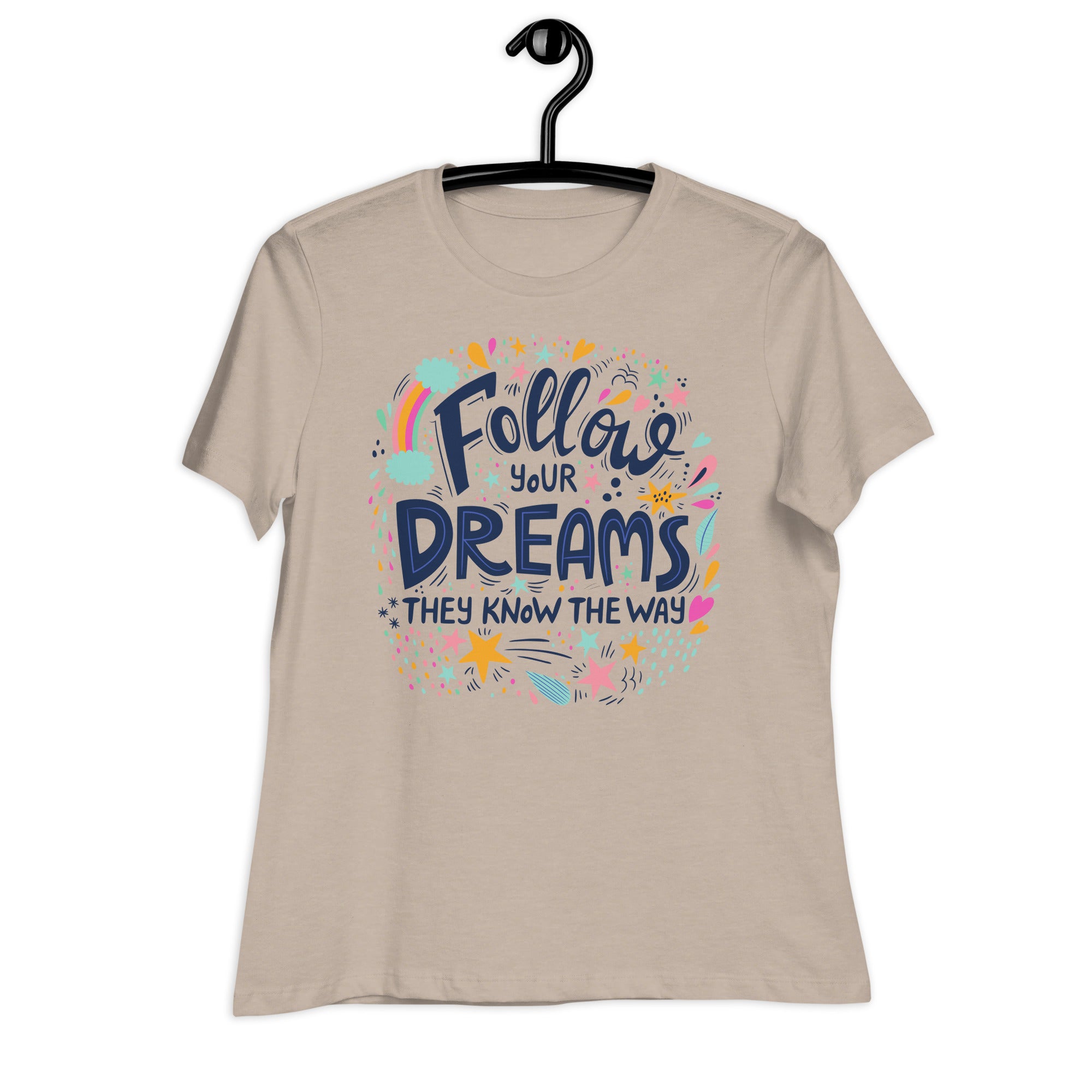 Women's Relaxed T-Shirt- Motivational Quote print