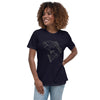 Women's Relaxed T-Shirt- Fish Print