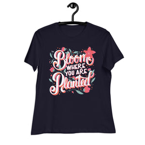 Women's Relaxed T-Shirt- Positive Quote print