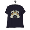 Women's Relaxed T-Shirt- Butterfly Print