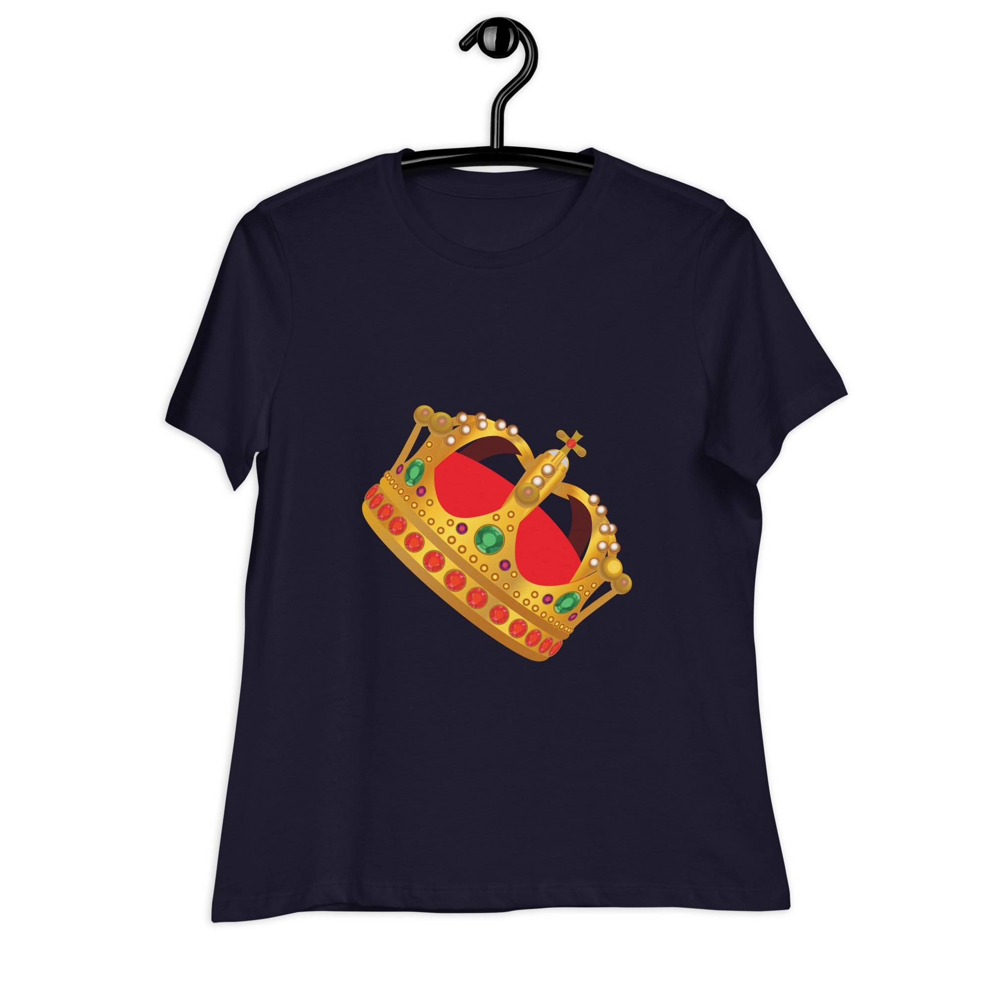 Women's Relaxed T-Shirt- Golden Crown