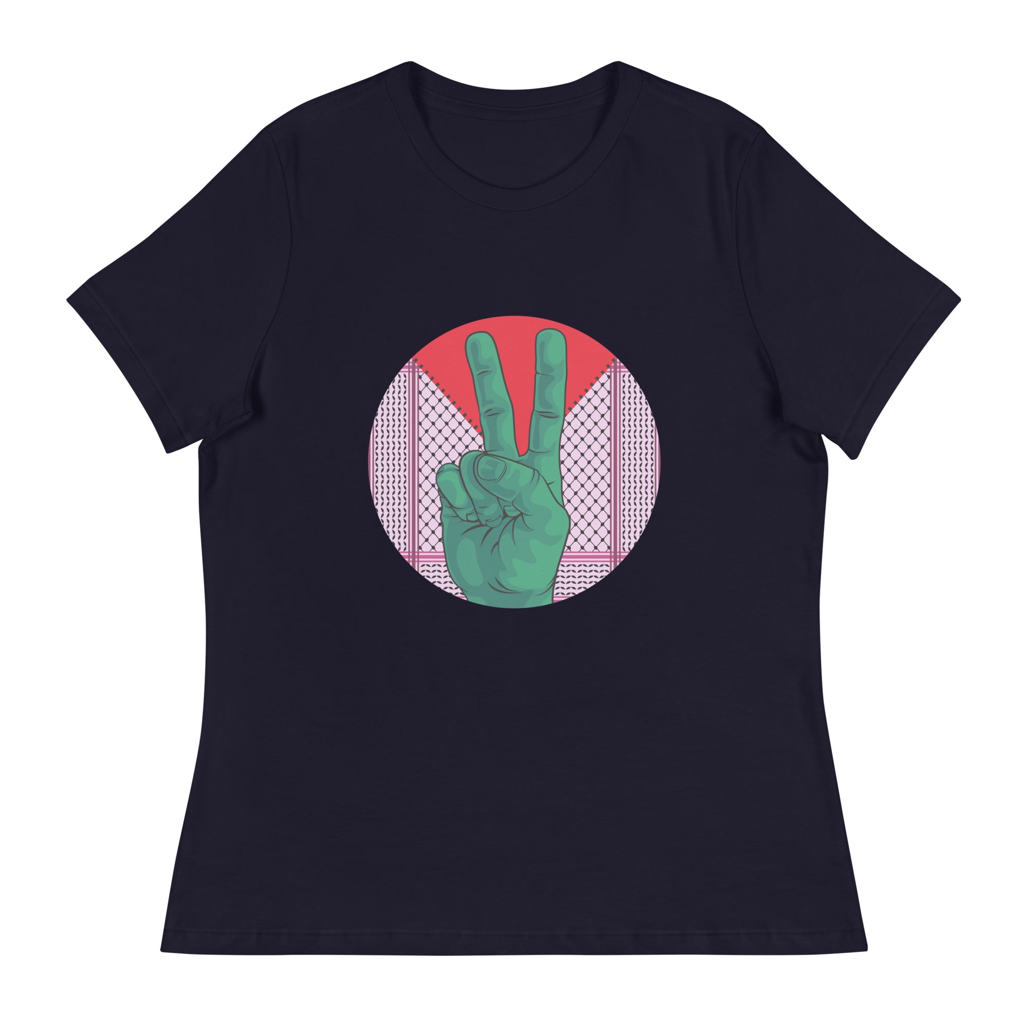 Women's Relaxed T-Shirt- Peace Sign