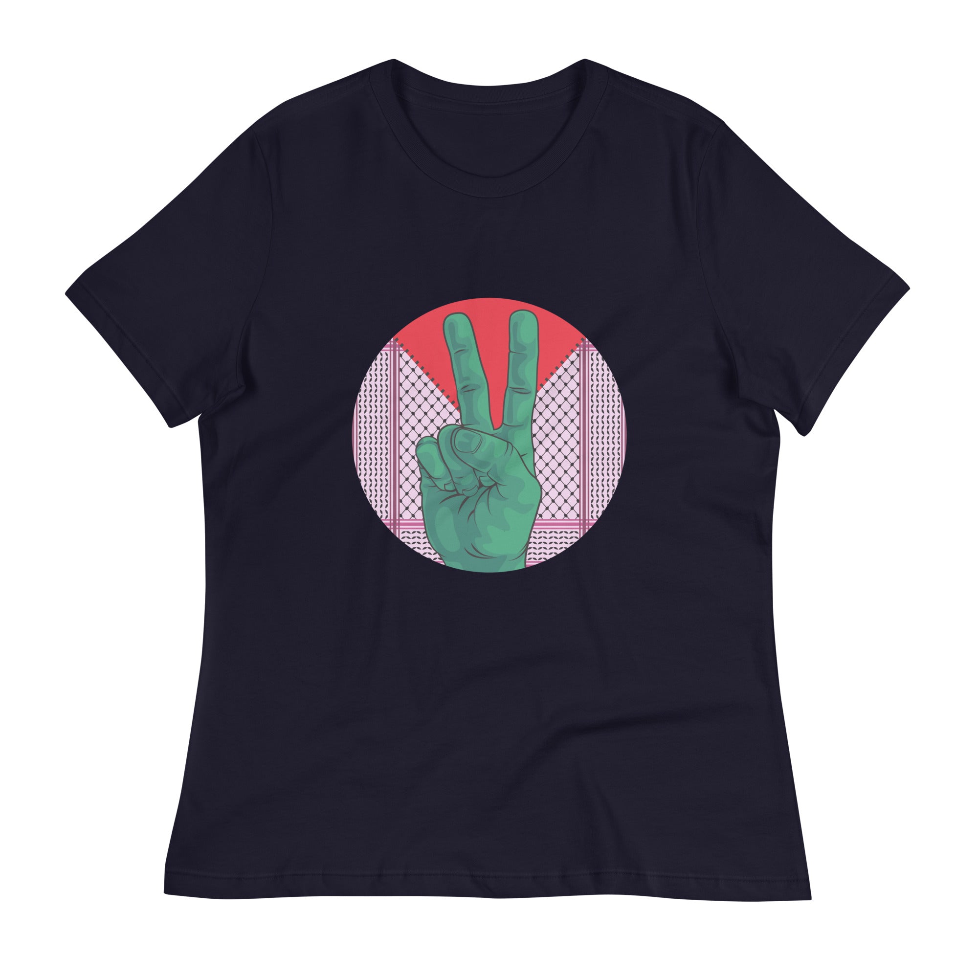 Women's Relaxed T-Shirt- Peace Sign