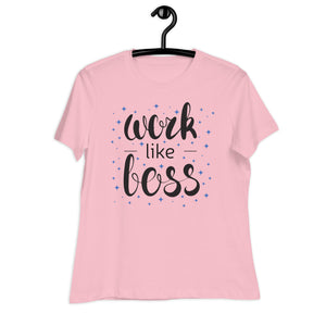 Women's Relaxed T-Shirt- Motivational Quote print