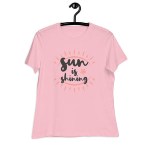 Women's Relaxed T-Shirt- Daily life Quote Print