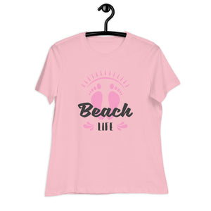 Women's Relaxed T-Shirt- Beach Side