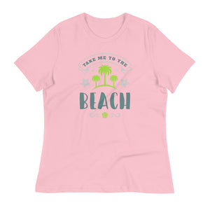 Women's Relaxed T-Shirt- Beach Side