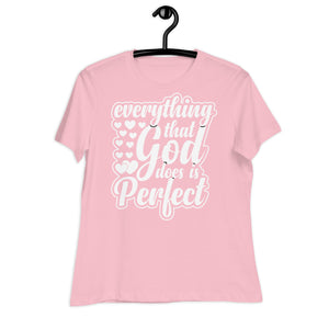 Women's Relaxed T-Shirt- Motivational Quote print