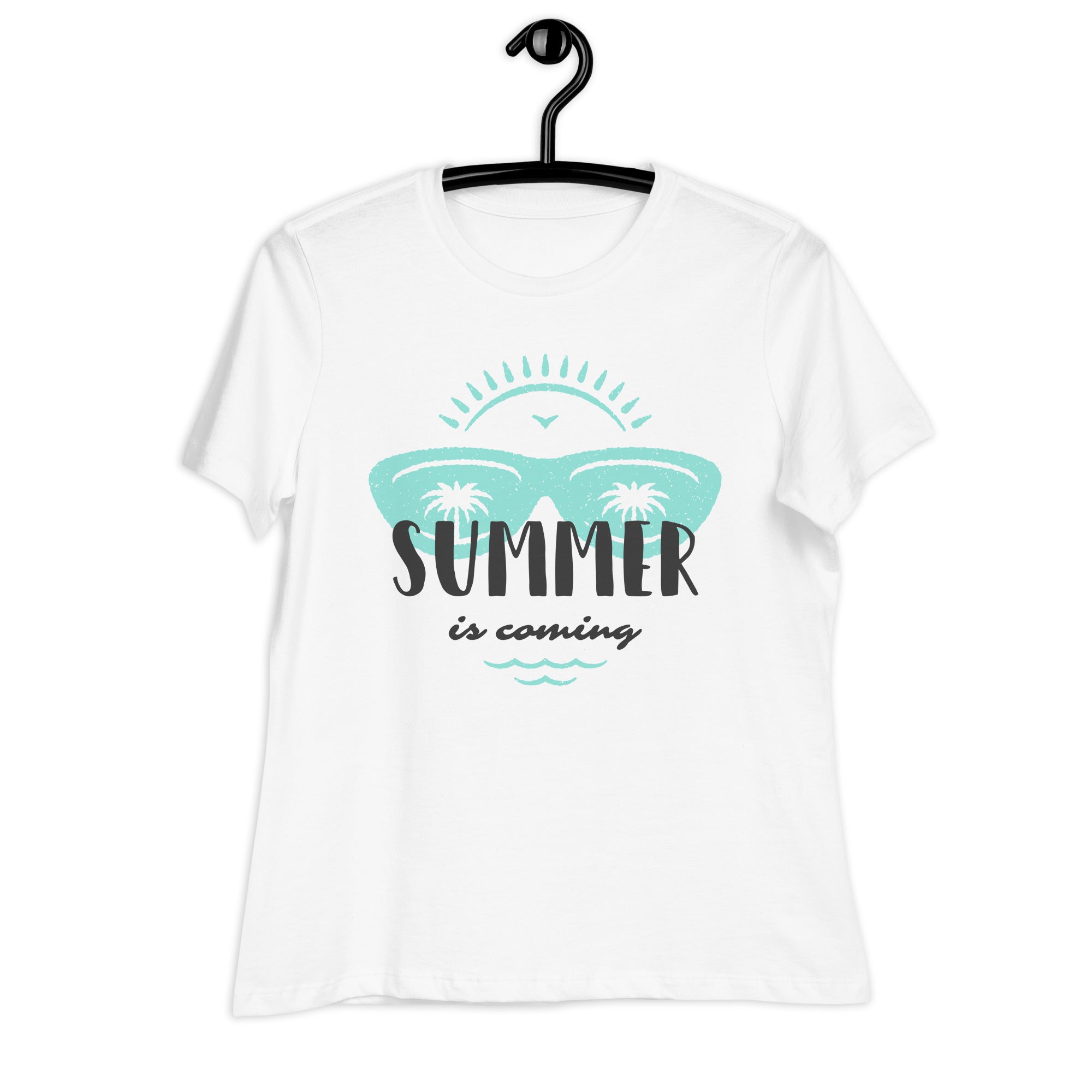 Women's Relaxed T-Shirt- Summer Season Print