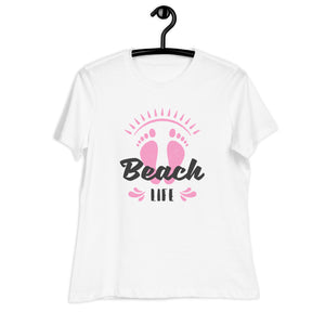 Women's Relaxed T-Shirt- Beach Side