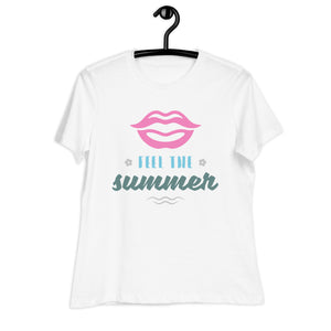 Women's Relaxed T-Shirt-  SUMMER SEASON PRINT