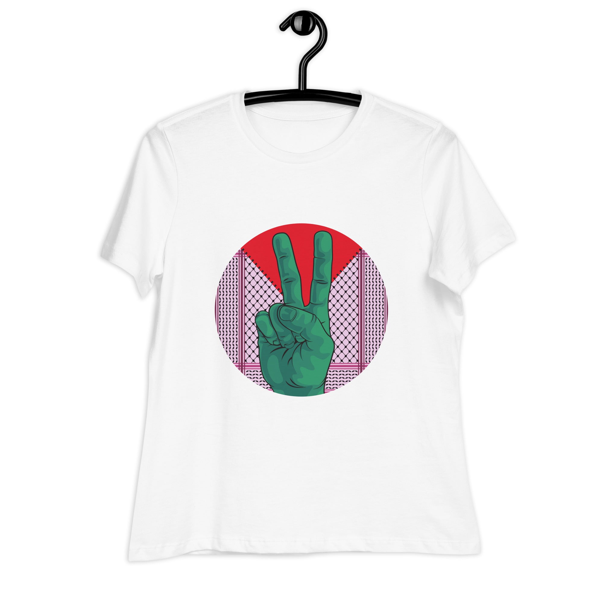 Women's Relaxed T-Shirt- Peace Sign