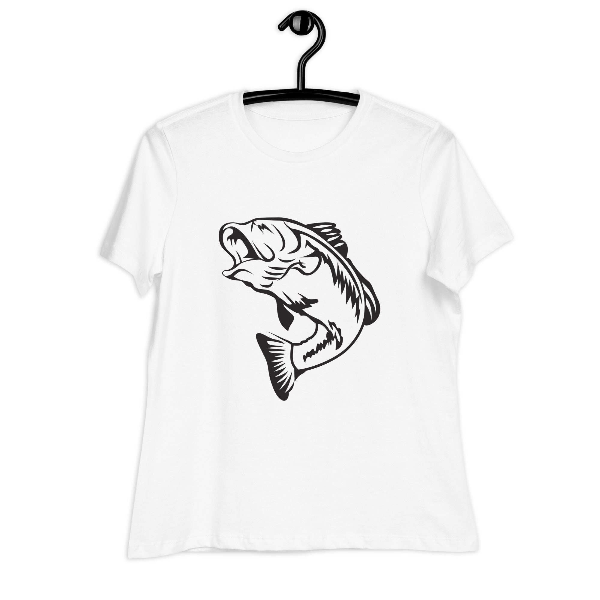 Women's Relaxed T-Shirt- Fish Print