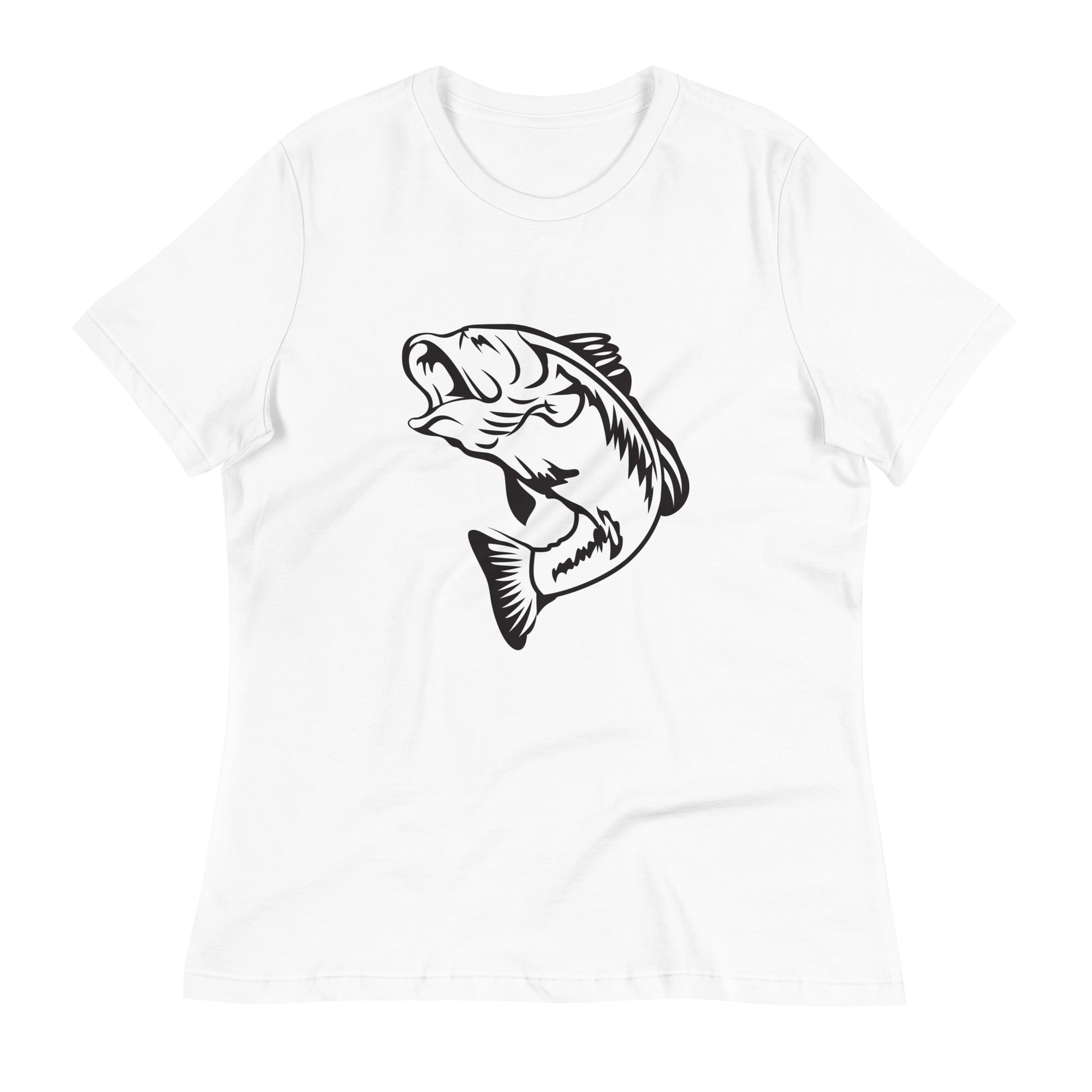 Women's Relaxed T-Shirt- Fish Print