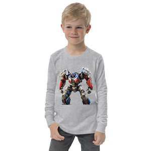 Youth long sleeve tee-Transformers