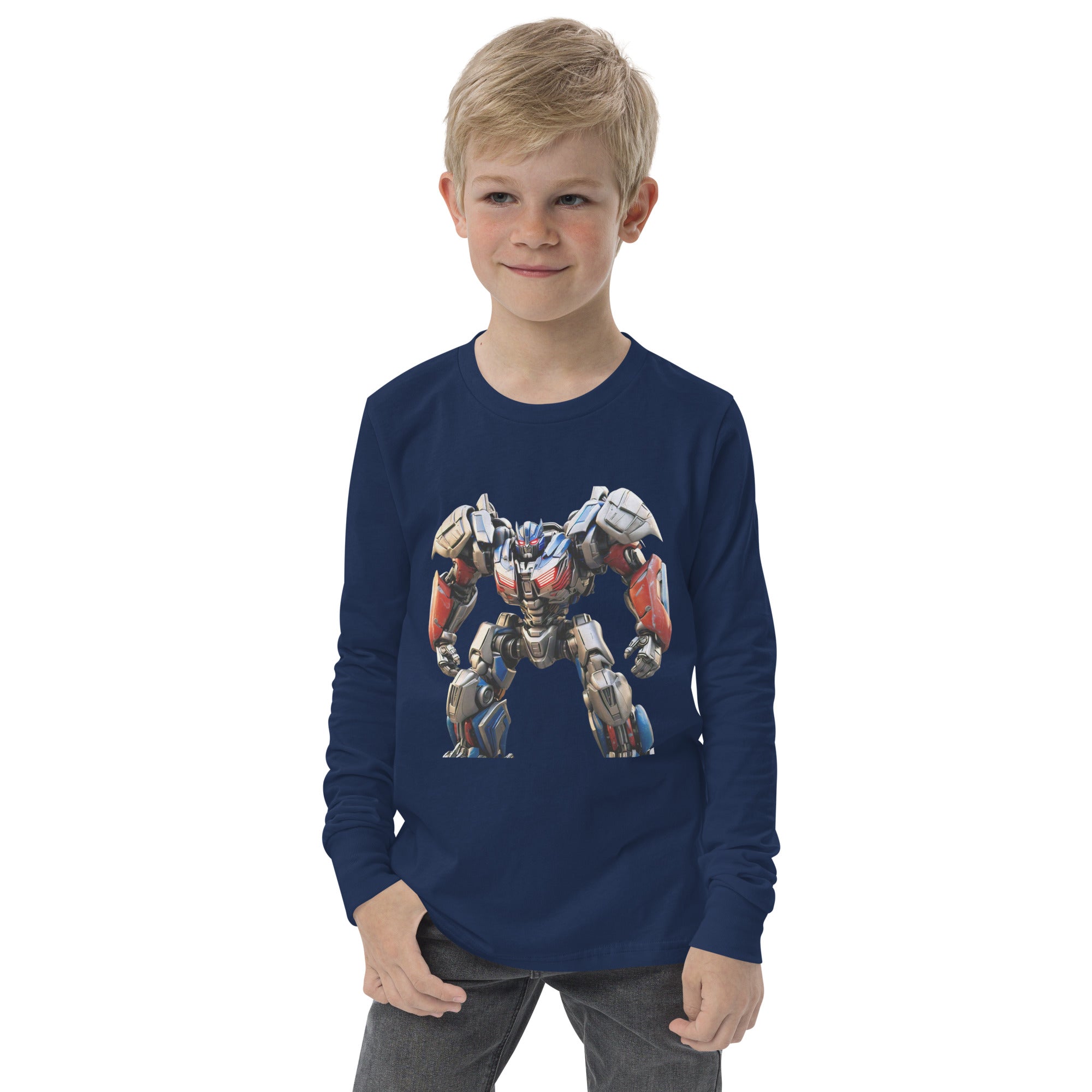 Youth long sleeve tee-Transformers