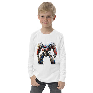 Youth long sleeve tee-Transformers