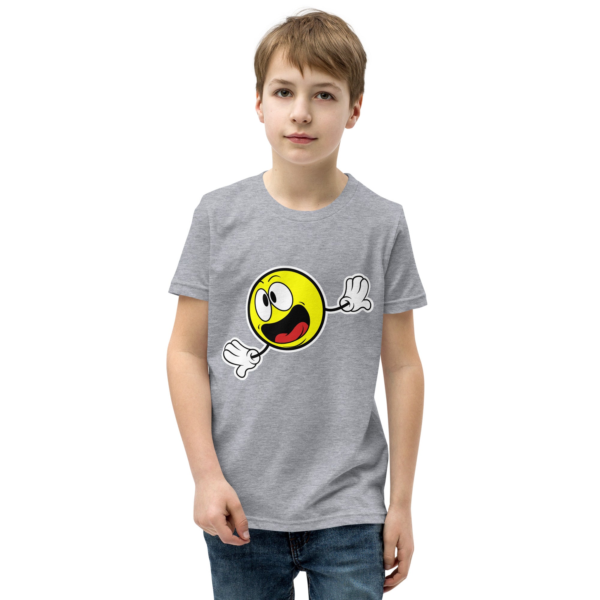 Youth Short Sleeve T-Shirt- Emoji Print