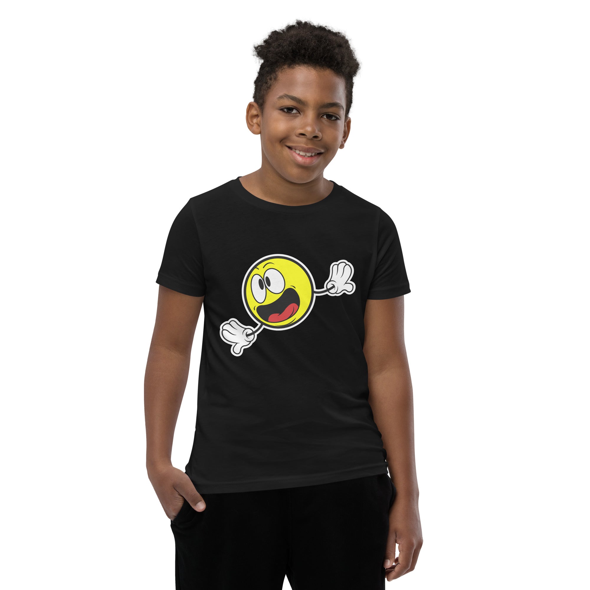 Youth Short Sleeve T-Shirt- Emoji Print