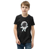 Youth Short Sleeve T-Shirt- Astronaut cartoon print