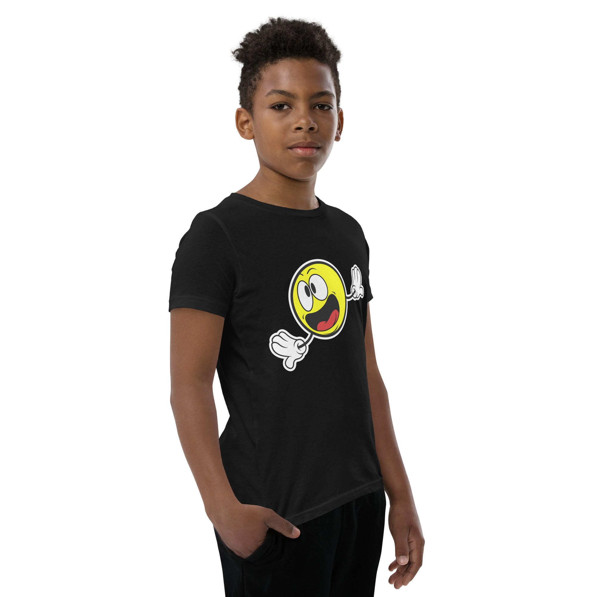 Youth Short Sleeve T-Shirt- Emoji Print