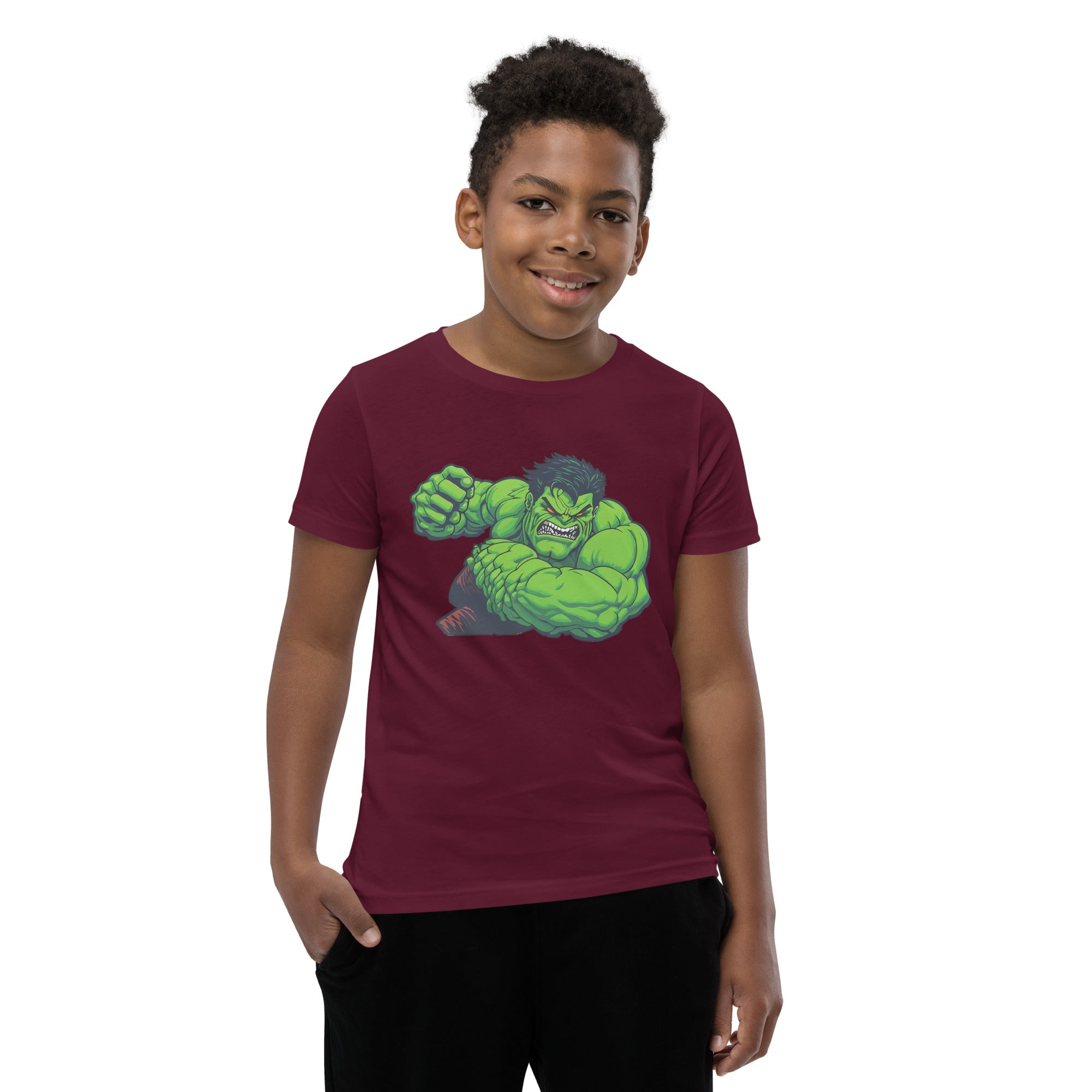 Youth Short Sleeve T-Shirt- Hulk