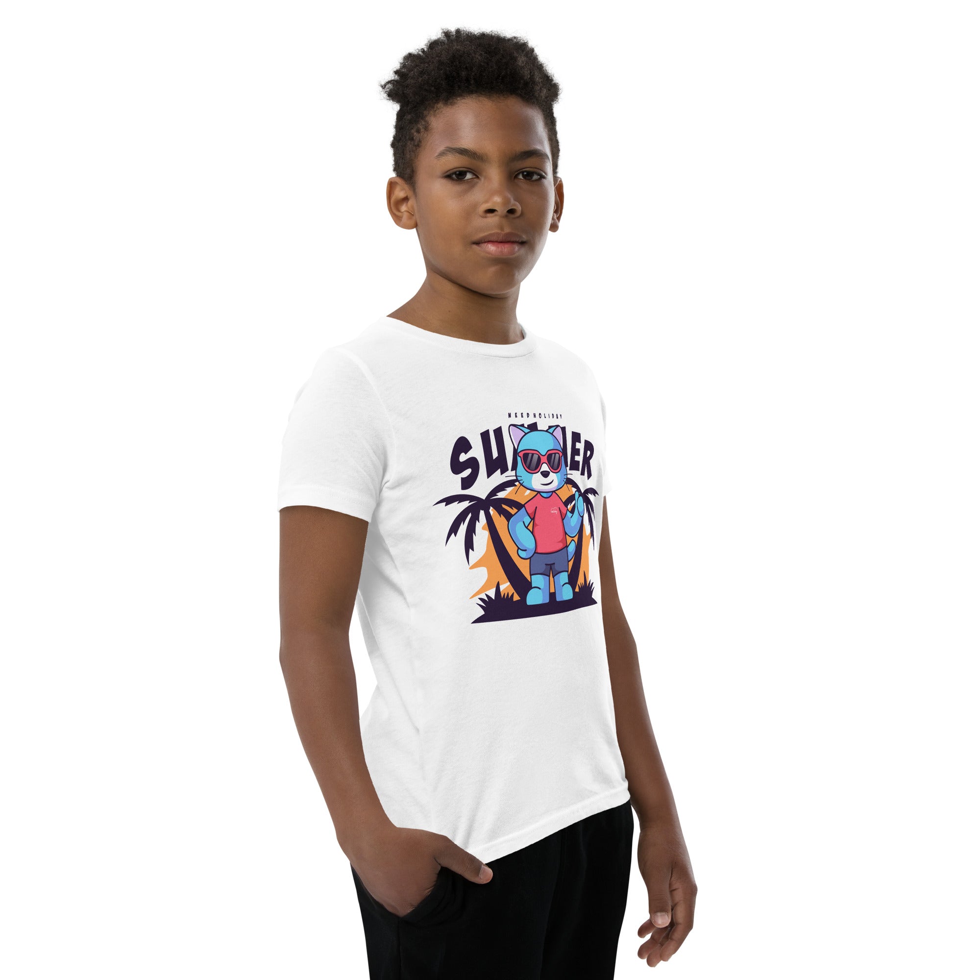 Youth Short Sleeve T-Shirt- island print